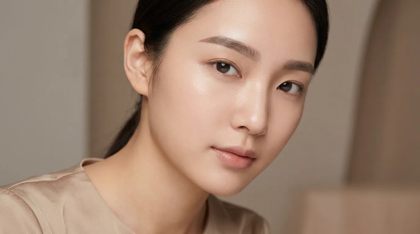Healed eyebrow embroidery result in Singapore: soft ombre powder brows at yeux by qun, Hougang