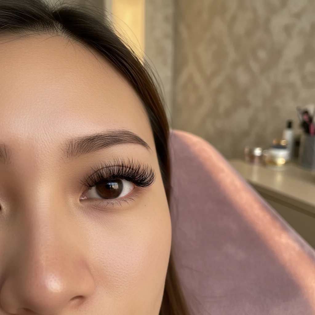Lash extensions aftercare hero — yeux Hougang